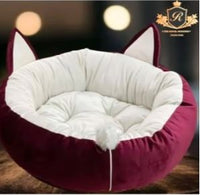 Velvet Cat Bed Soft Pet Houses