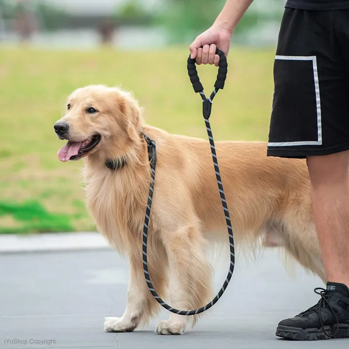 Large Dog Reflective Braided Rope