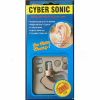 Cyber Sonic Hearing Aid Amplifies sounds up to 40 decibels Adjust to either ear