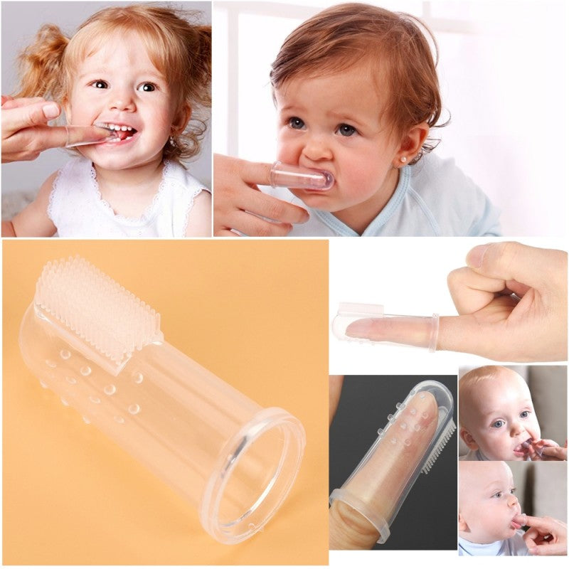Buy Baby Kids Silicone Finger Toothbrush Soft Safe Baby Teether