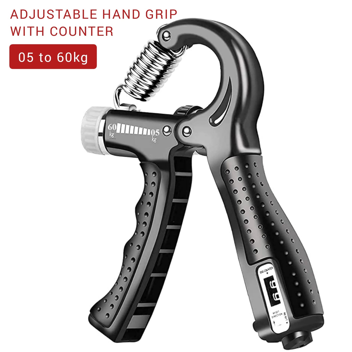ADJUSTABE HAND GRIP 05 TO 60KG - WITH COUNTER