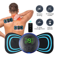 LCD Display EMS Neck Stretcher Electric Massager 8 Mode Cervical Massage
