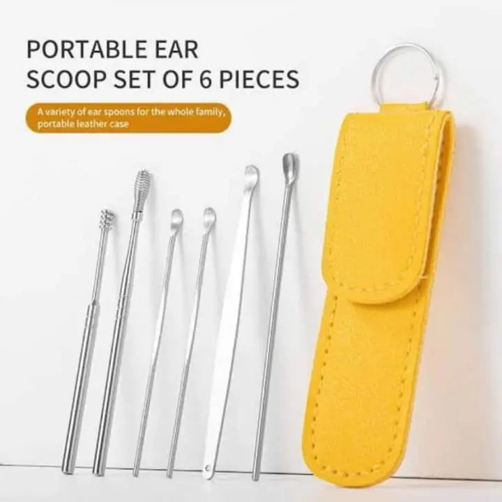 6Pcs Portable Earwax Removal Kit